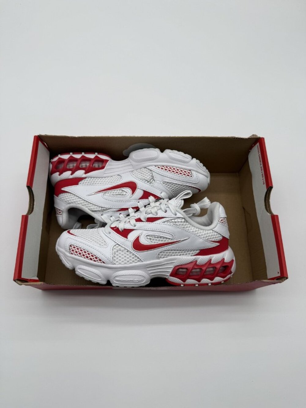 New Nike Zoom Air Fire Shoes Women's Size 5.5 White University Red CW3876 101